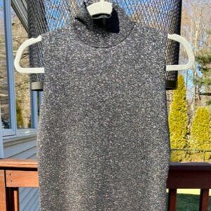 House of Harlow 1960 NWT Women's Black Silver Lurex Metallic Dress Mock Neck Med